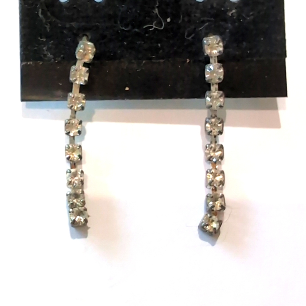 Vintage Rhinestone Earrings